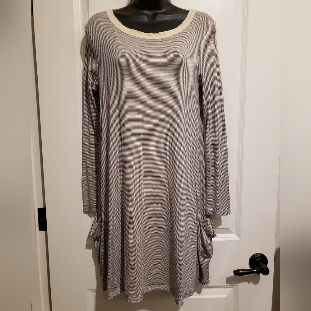 NWT Sea Gypsies by Lost Blazin Dress, sz Small, blk/tan